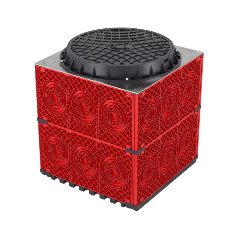 Колодец пластиковый для кабельной канализации с пластиковым люком