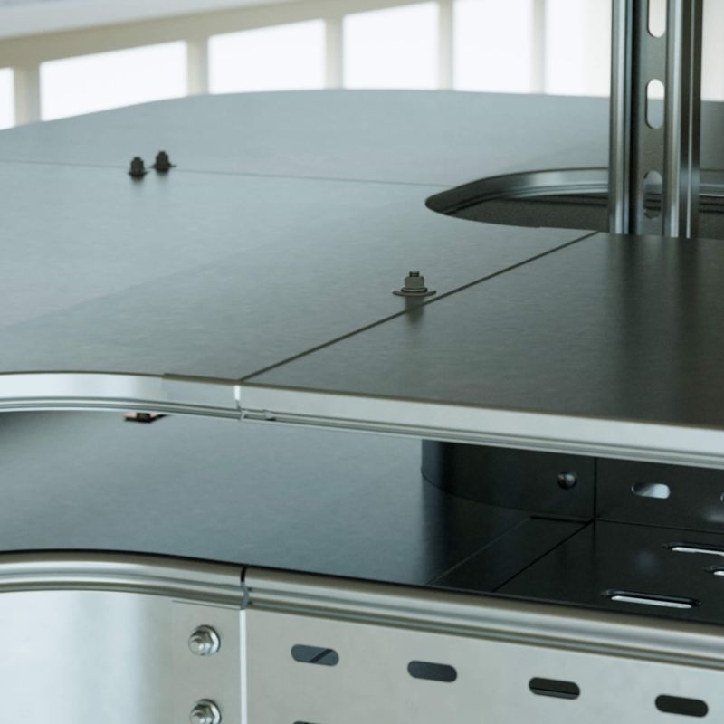 Крышка для лотка осн.300 с заземл — изображение 2