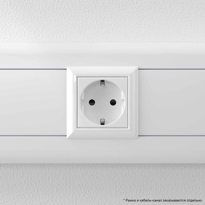 Розетка 1-м 2мод Avanti "Белое облако" 2P+E защ шторки — изображение 6