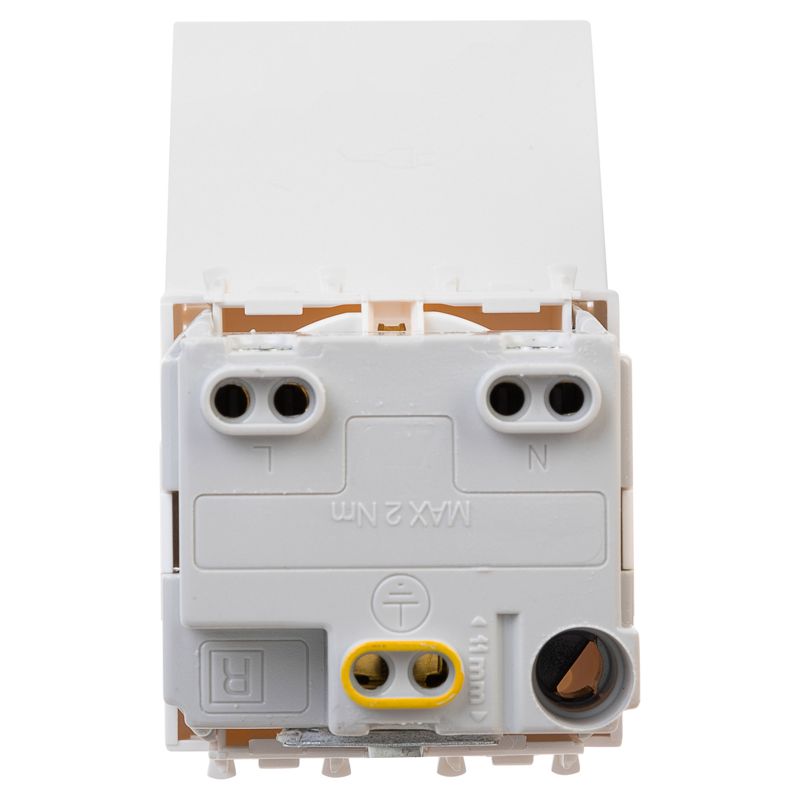 Розетка 1-м 2мод Avanti "Белое облако" 2P+E защ шторки с крышкой — изображение 3