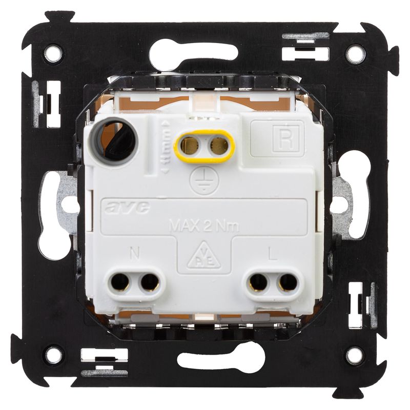 Розетка 1-м СП 2мод Avanti "Белое облако" 2P+E защ шторки с крышкой — изображение 3