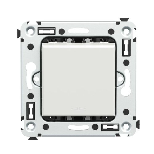 Выключатель 1-кл 2мод СП Avanti "Белое облако"