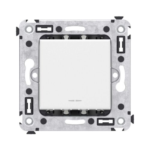 Переключатель 1-кл 2мод СП Avanti "Белое облако"