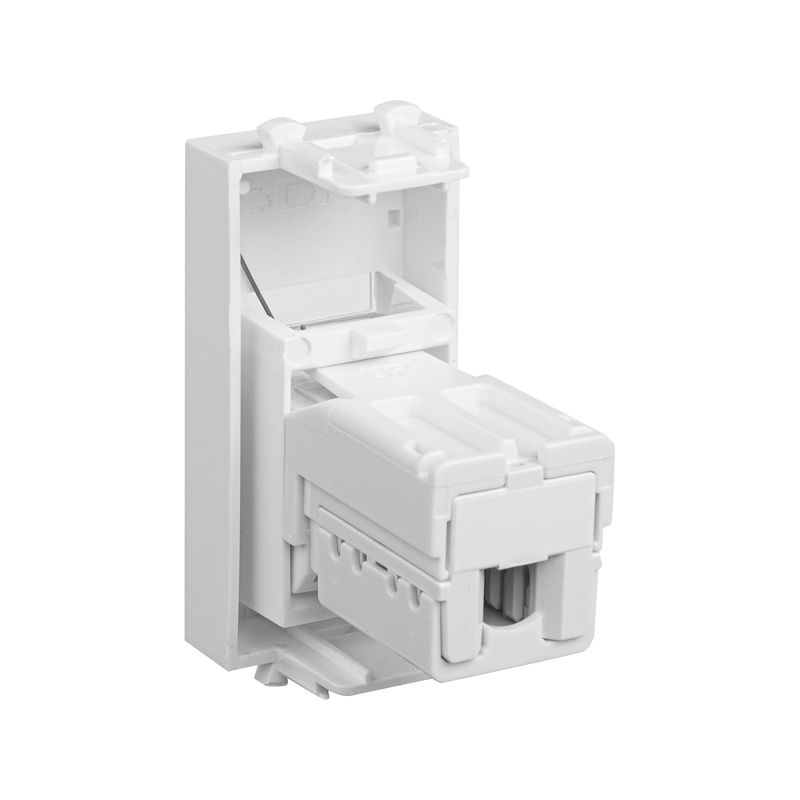 Розетка телефонная 1мод Avanti "Белое облако" RJ12 модульная — изображение 4