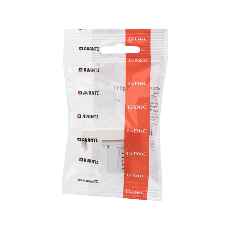 Розетка телефонная 1мод Avanti "Белое облако" RJ12 модульная — изображение 5