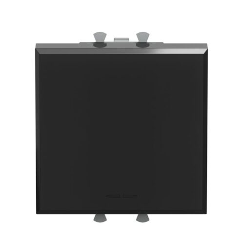 Выключатель модульный 1-кл 2мод Avanti "Черный квадрат"