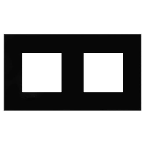 Рамка 2-м 4мод Avanti "Черный квадрат"