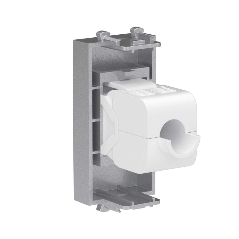 Розетка компьютерная 1мод Avanti "Закаленная сталь" RJ45 кат.5E без шторок модульная механизм — изображение 3