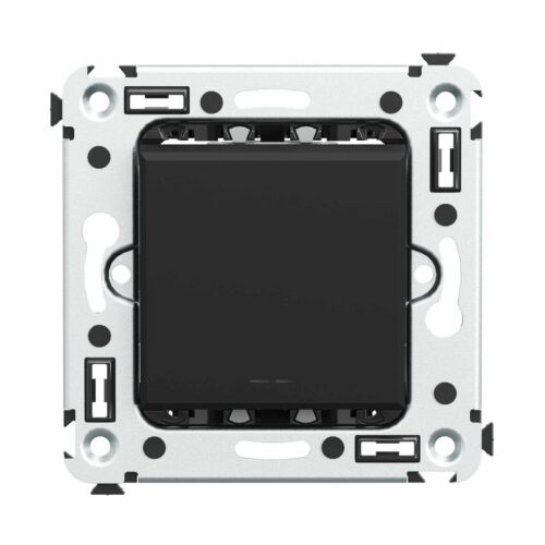 Выключатель 1-кл СП Avanti "Черный матовый"