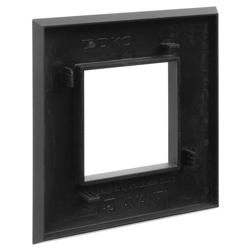 Рамка 1-м 2мод Avanti "Черный матовый" — изображение 4