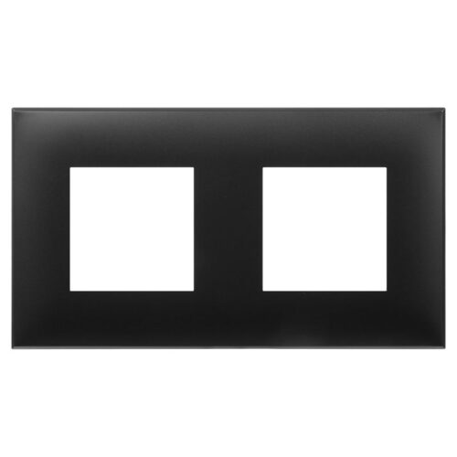 Рамка 2-м 4мод Avanti "Черный матовый"