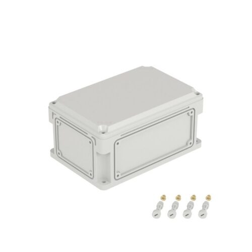 Корпус с непрозр крышкой с фланцами пластик