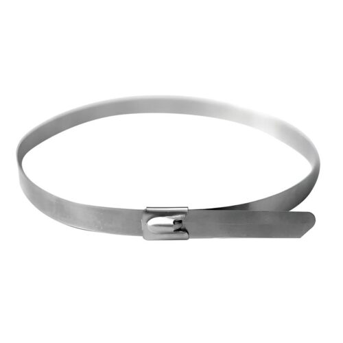 Хомут кабельный нерж AISI серебр