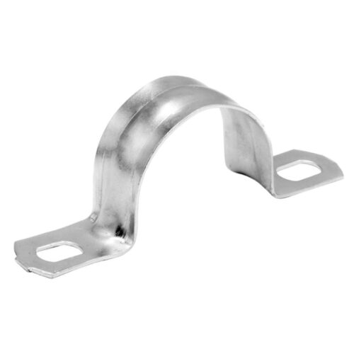 Скоба крепежная двухлапковая d19-20мм метал