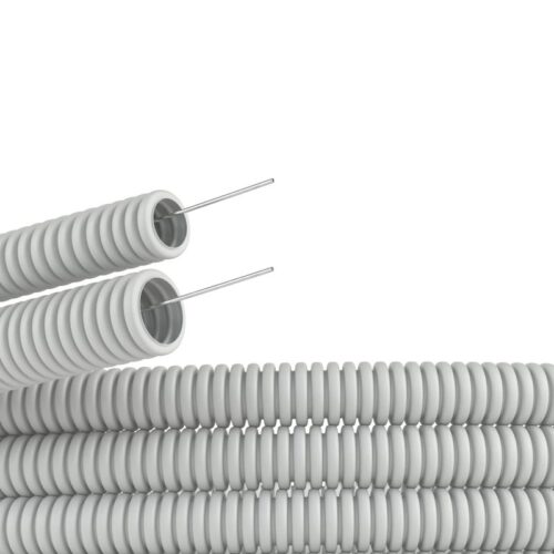 Труба гофрированная гибкая тяжелая с протяжкой