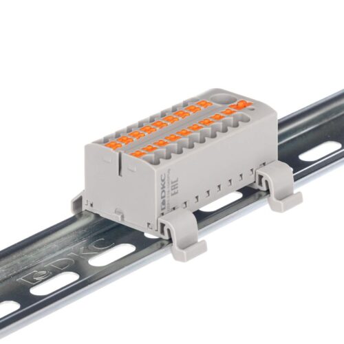 Блок распределительный с горизонт адаптером на рейку