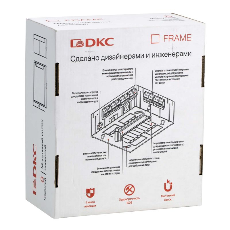 Щиток 8 мод настенный FRAME с тонированной — изображение 6