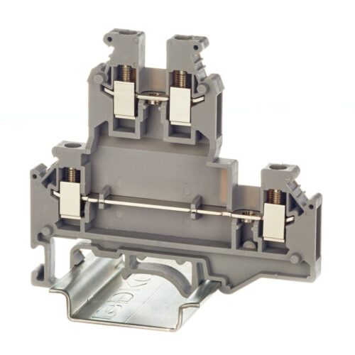 Клемма двухуровневая винтовой зажим 4 KRUKB-3