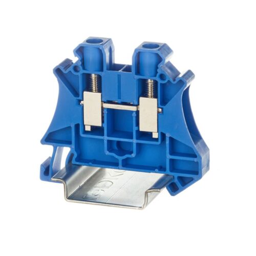 Клемма проходная винтовой зажим 2 TUR-6-BU