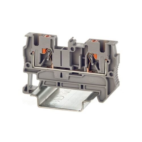 Клемма проходная зажим push-in 2 VPR-4-GY