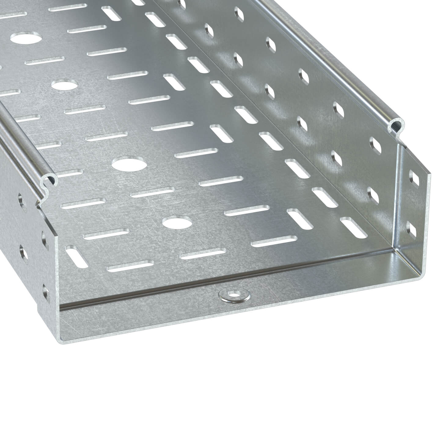 Лоток перфорированный 100х80 L3000 толщина 1,2 мм