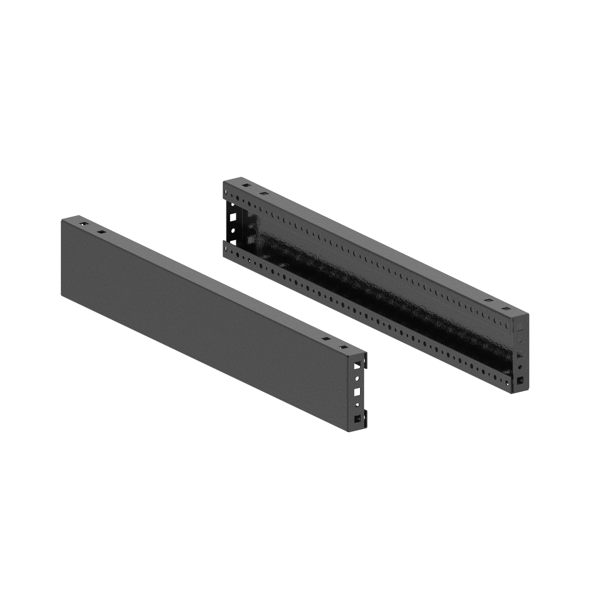 Панели цоколя для корпусов CQE & CQE N, ШхГ 400 мм, В=100 мм, RAL9005, комплект - 2 шт. RAM block